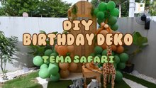 DIY DEKO BIRTHDAY PARTY BAJET BAWAH RM50 JE! | DUNIA SI MANJA