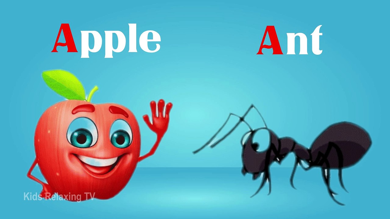 Phonics Song with TWO Words - A For Apple - ABC Alphabet Songs with ...
