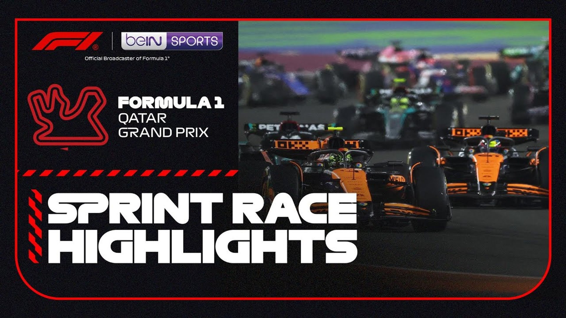 Sprint Race Highlights Formula 1 Qatar Grand Prix 2024 beIN SPORTS