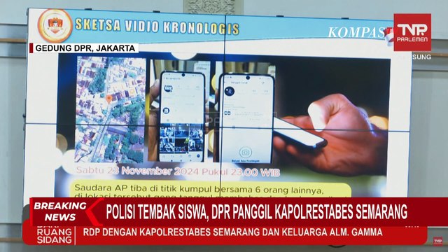 [FULL] Terbaru! Isi-Kesimpulan Rapat DPR dan Kapolrestabes Semarang di Kasus Polisi Tembak Siswa