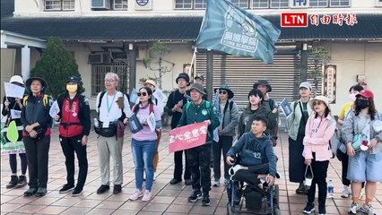 接力護台灣 72歲阿伯連走4天逾百公里籲大聲說「挺台灣」