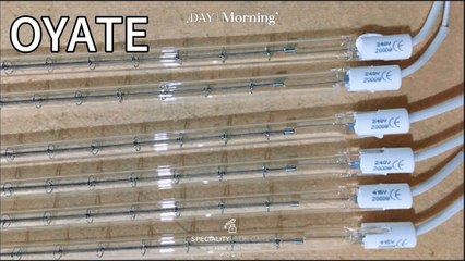 950mm 2000w industrial infrared heat lamp oven heating and drying