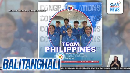 PH U18 Athletics Team, panalo ng 4 na medalya sa 2024 SEA Youth Athletics Championships | Balitanghali