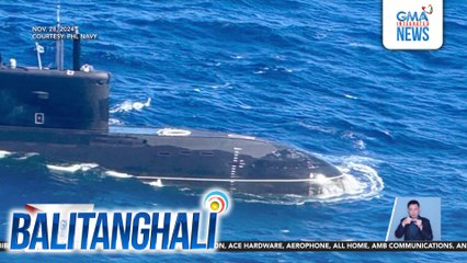 Russian attack submarine na namataan sa loob ng EEZ ng Pilipinas, nagpalipas lang daw ng masamang panahon | Balitanghali