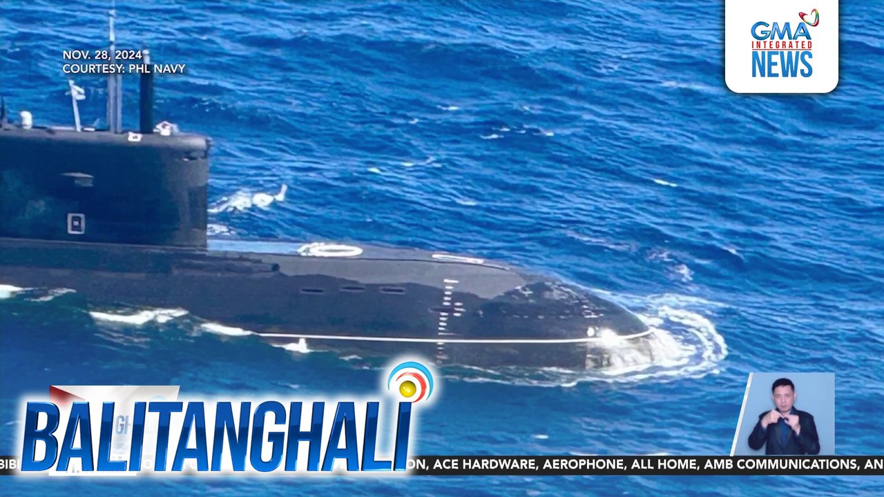 Russian attack submarine na namataan sa loob ng EEZ ng Pilipinas, nagpalipas lang daw ng masamang panahon | Balitanghali