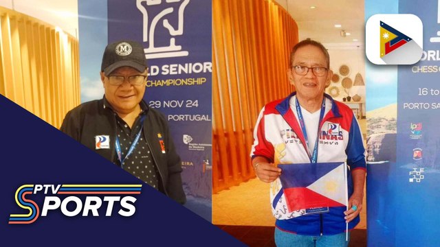 Dalawang gold at isang bronze medal, nasungkit ng Pilipinas sa 32nd FIDE World Senior Chess Championships