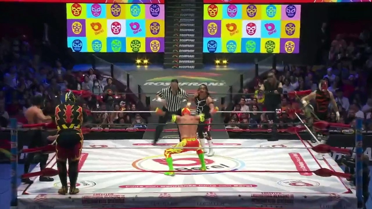 Brillante Jr., Fuego, Volcano vs Felino, Felino Jr., Rey Bucanero