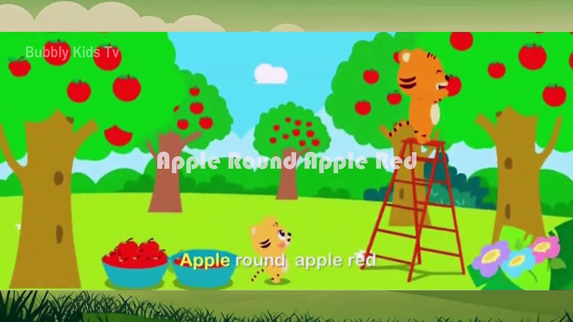 ⁣Apple Round Apple Red | Nursery Rhymes | Kids Songs