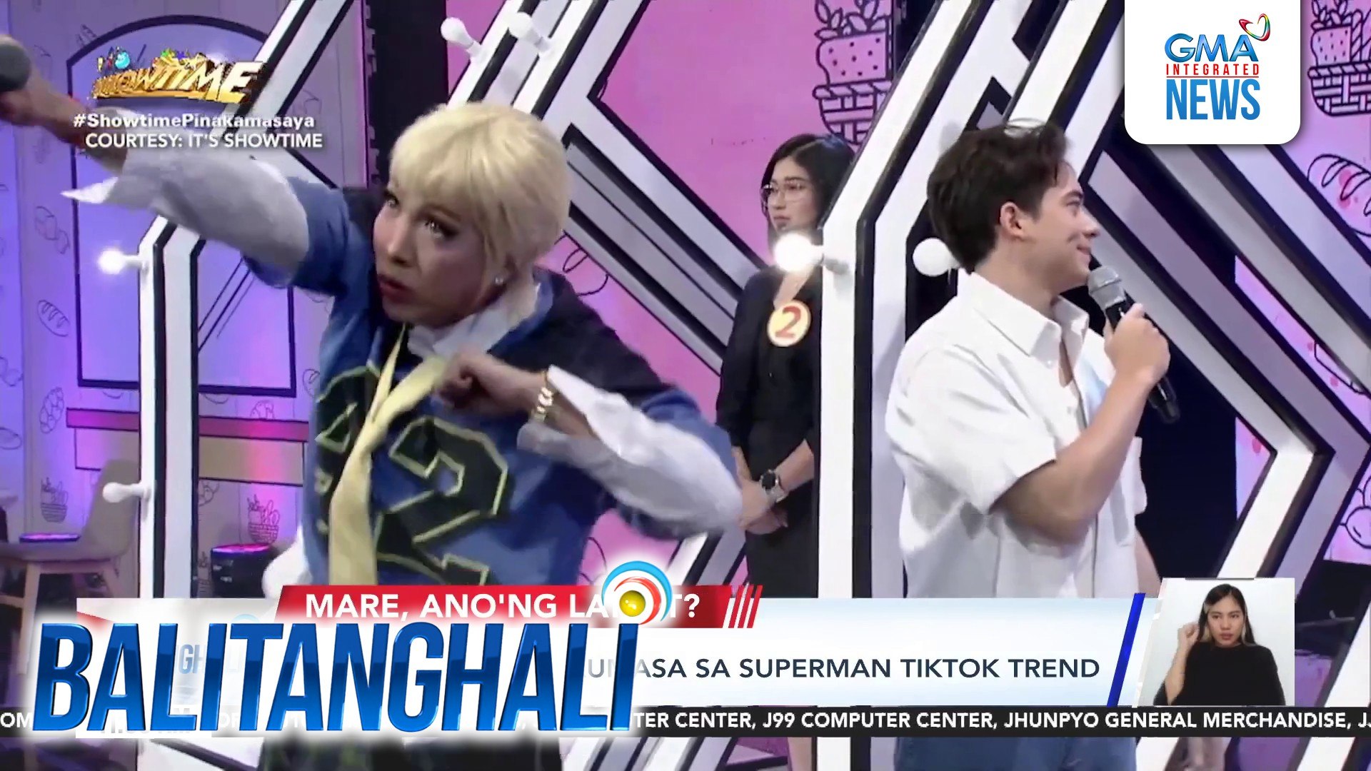 ⁣Ilang celebrities, kumasa sa Superman TikTok trend | Balitanghali