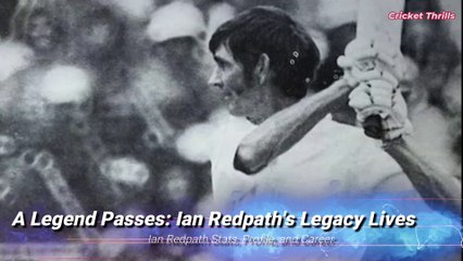 Ian Redpath Cricket Career, profile and stats.