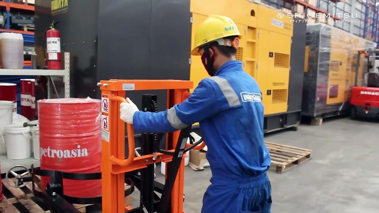 PENGGUNAAN & PERAWATAN SHIGEMITSU MANUAL DRUM STACKER STMD35