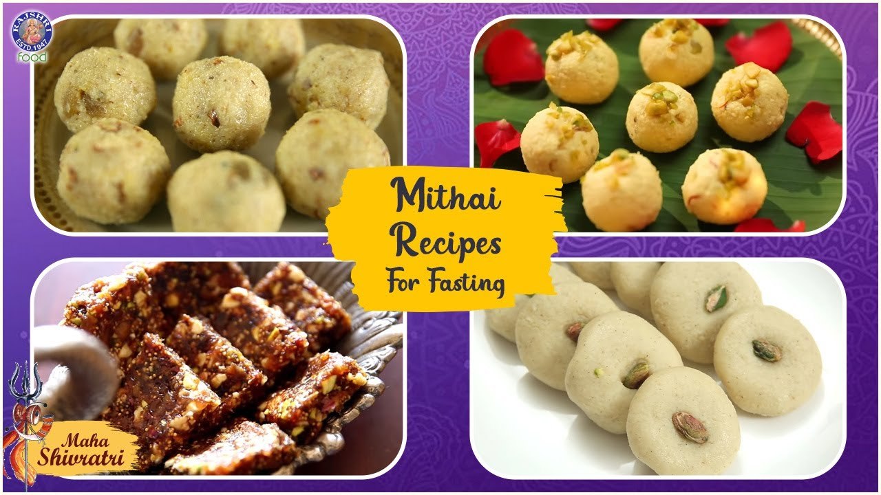 Mithai Recipes For Fasting | Mahashivratri Special Mithai Recipes | Milk Peda, Ladoos & Burfi Recipe