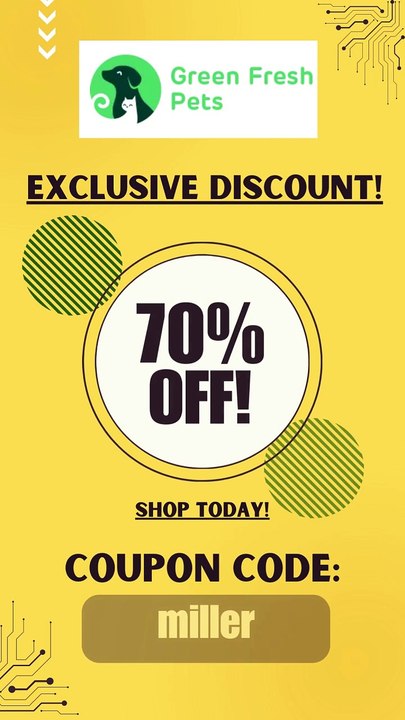 Green Fresh Pets Sitewide Code!