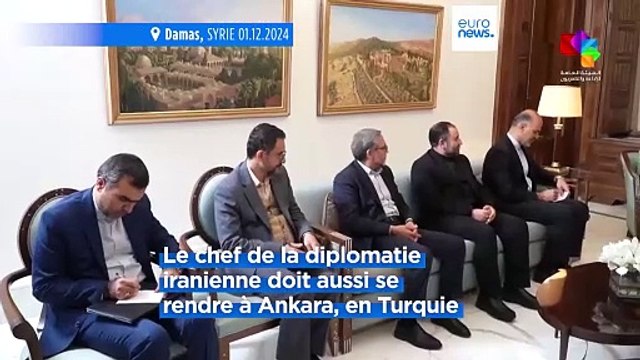 Le chef de la diplomatie iranienne rencontre Bachar al-Assad à Damas