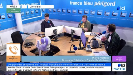Le directeur de la clinique Francheville de Périgueux appelle les soignants à cesser leur grève