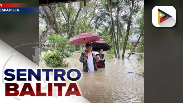Ilang lugar sa Bicol Region at Western Visayas, binaha dahil sa patuloy na pag-ulan dulot ng shear line