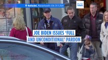 Joe Biden issues presidential pardon for son Hunter in final weeks in White House