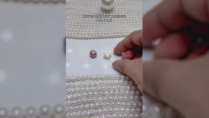 En un minuto puedes aprender a distinguir entre una perla falsa y una auténtica
