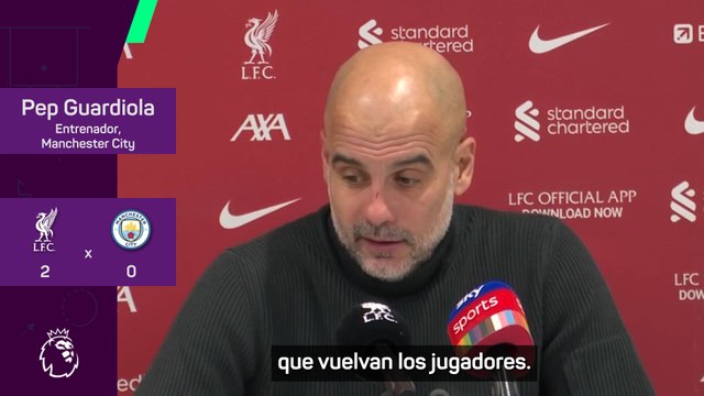 Guardiola, resignado: Estos jugadores me lo han dado todo