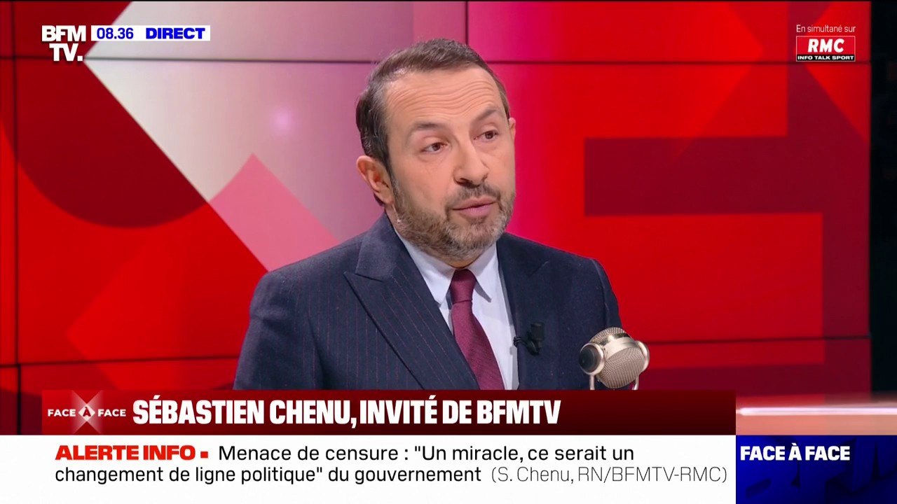 "Ce n'est pas sérieux": Sébastien Chenu réagit aux concessions faites au RN par Michel Barnier sur le budget