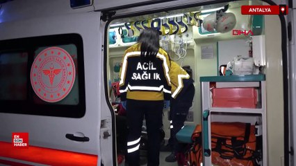 Antalya'da görevdeki polisin evinde yangın çıktı, ekip arkadaşları yardıma koştu