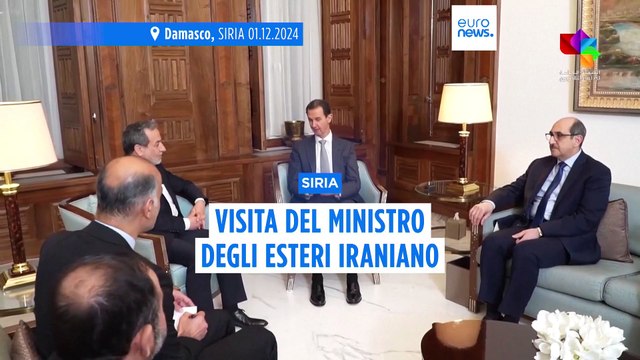 Ministro Esteri Iran a Damasco da Assad: Teheran continua a sostenere la Siria , lunedì in Turchia