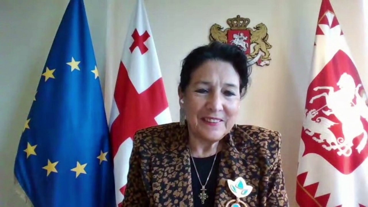 Géorgie : "C’est la révolte d’un pays tout entier" , affirme la présidente Salomé Zourabichvili