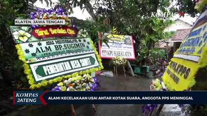 Alami Kecelakaan Usai Antar Kotak Suara, Anggota PPS Meninggal