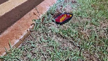 Para não atropelar cão, motociclista desvia e atinge placa, no Barcelona