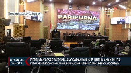 DPRD Makassar Dorong Anggaran Khusus Untuk Anak Muda