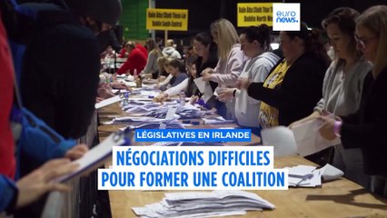 Législatives en Irlande : les trois principaux partis dans un mouchoir de poche