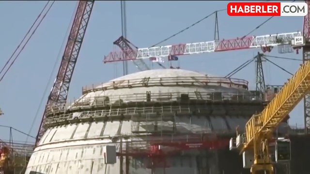 Akkuyu Nükleer Güç Santrali'nin 4'üncü Ünite Reaktör Şaftı Monte Edildi