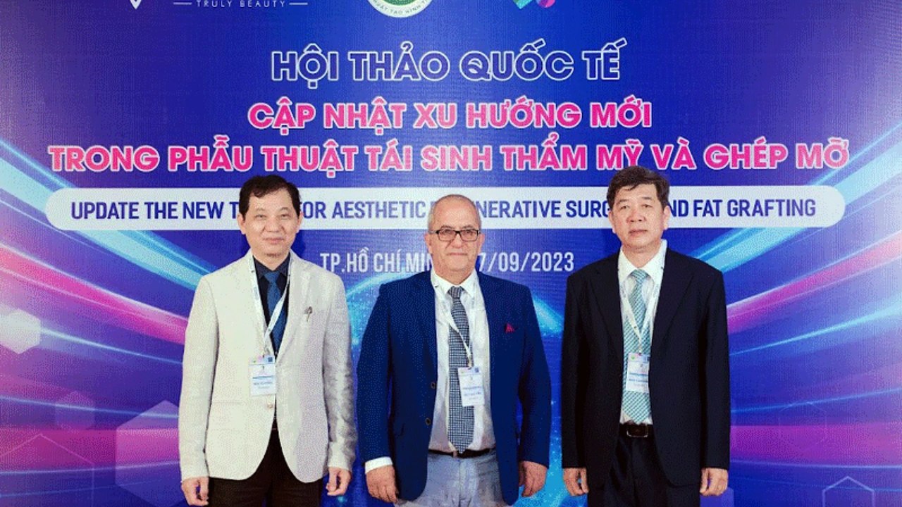 Hội thảo 'Xu hướng mới trong phẫu thuật tái sinh thẩm mỹ và ghép mỡ'