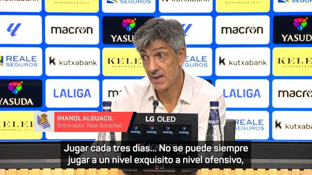 Imanol, contra el calendario: Es imposible jugar bien cada tres días