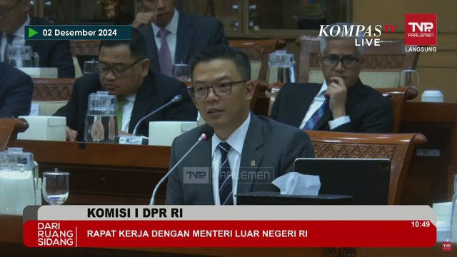 Rapat Perdana di Komisi I DPR, Menlu Sugiono Beberkan Visi Politik Luar Negeri Presiden Prabowo