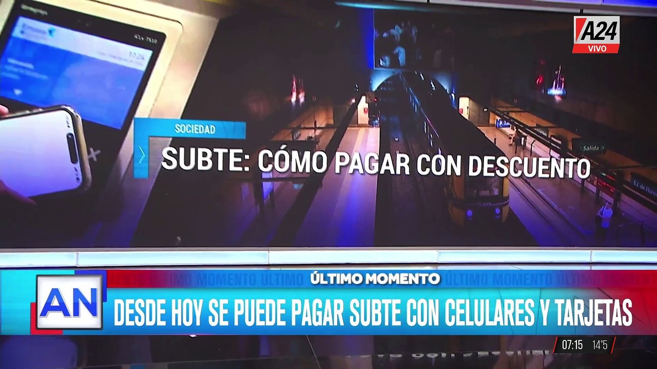 Desde hoy, se puede pagar el subte con celulares y tarjetas