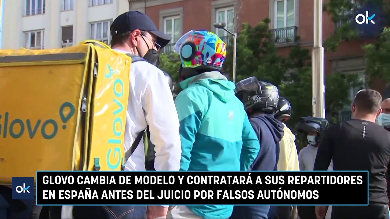 Glovo cambia de modelo y contratará a sus repartidores en España antes del juicio por falsos autónomos