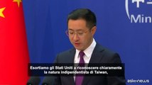 La Cina agli Stati Uniti: basta intromissioni su Taiwan