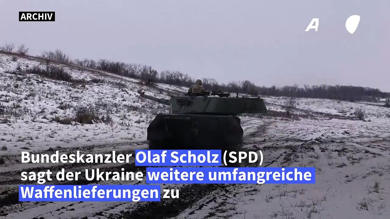 Scholz sagt Ukraine weitere Rüstungslieferungen zu