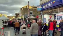 Visitors to Brighouse Christmas Market