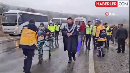 Emet'te İşçi Servisi Devrildi: 1 Ölü, 8 Yaralı