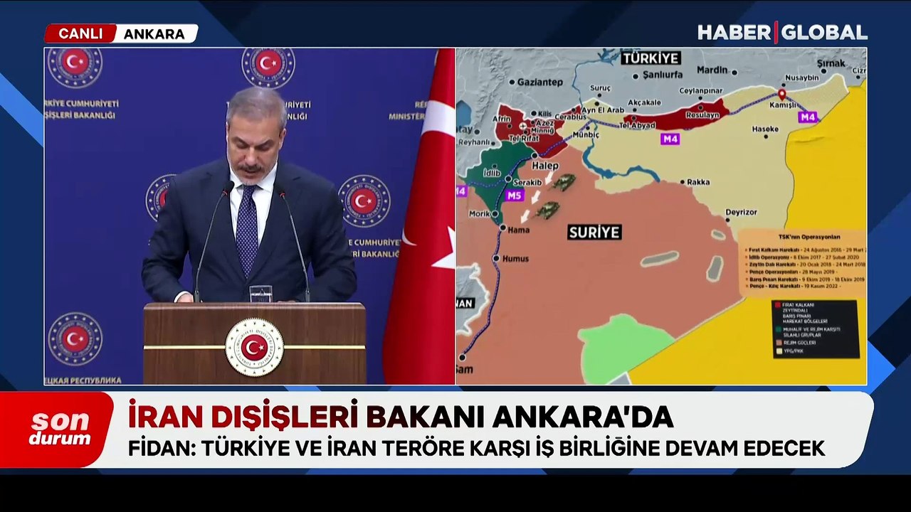 Bakan Fidan'dan 'Suriye' mesajı: Çatışmaların sebebi sorunların 13 senedir çözülmemesi, olayları dış müdahale ile açıklamak yanlış