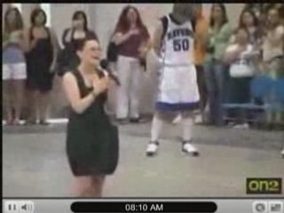 Bethany Joy Galeotti sings National Anthem