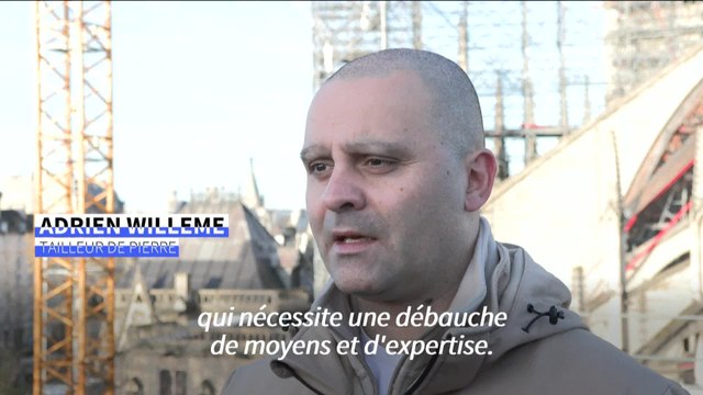 Notre-Dame restaurée: des ouvriers du chantier saluent un travail fabuleux