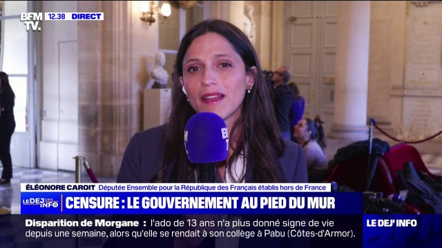 Éléonore Caroit (Ensemble): “Il y a des conséquences très graves au fait de ne pas avoir de budget”