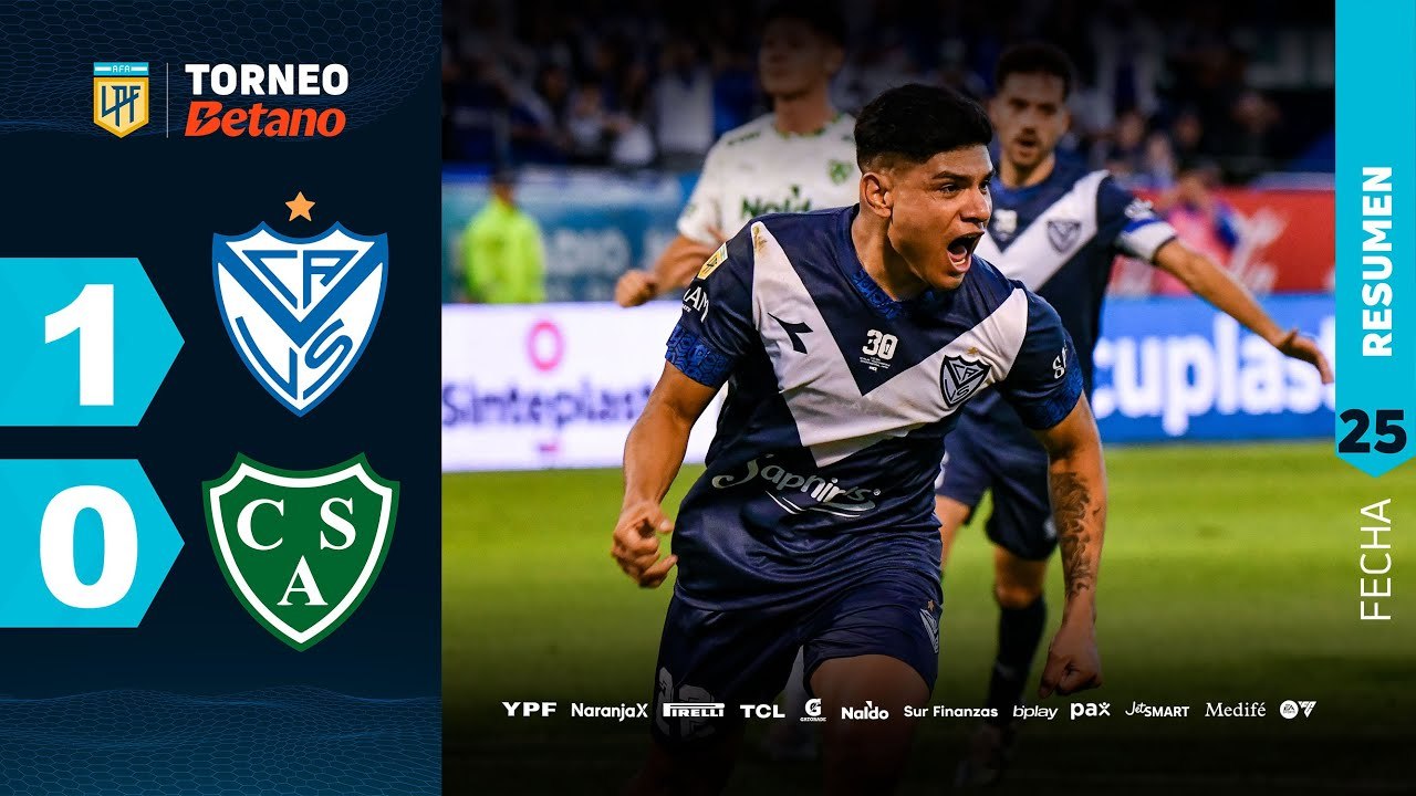 Vélez vs Sarmiento (1-0) | LPF 2024 | Fecha 25