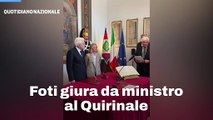 Foti giura da ministro al Quirinale