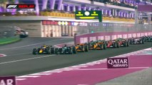 Colapinto fue el tercero en discordia en el choque de Hulkenberg y Ocon: abandonó el Gran Premio de Qatar