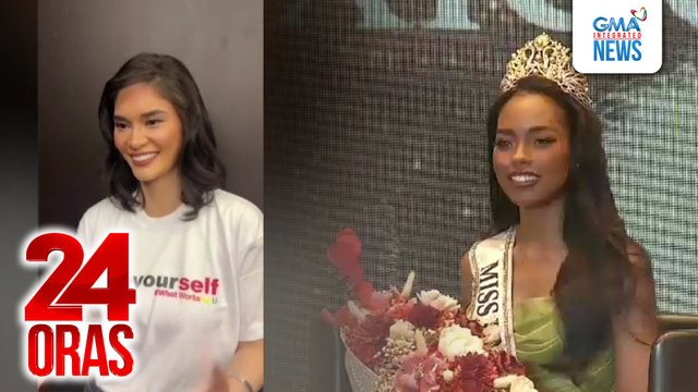 Miss Universe 2015 Pia Wurtzbach, proud kay Miss Universe Philippines 2024 Chelsea Manalo | 24 Oras