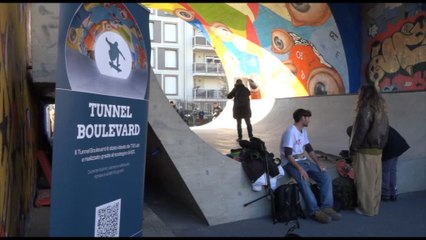 Tunnel Boulevard: inaugurato a Milano il primo skatepark